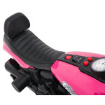 Elektrická motorka STAR - ružová